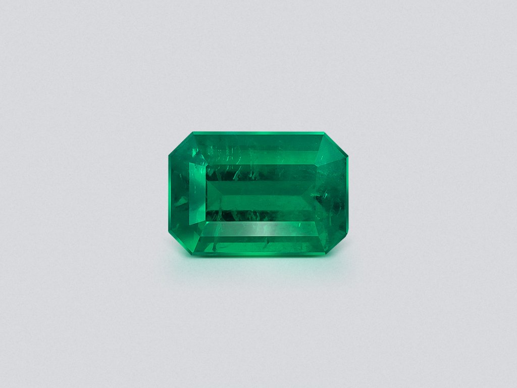 Émeraude verte Muzo taille octogone 1,00 carats, Colombie Image №1