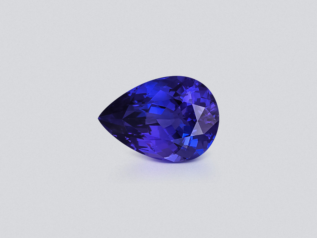 Large tanzanite pear cut 34.31 carats, Tanzania Image №1