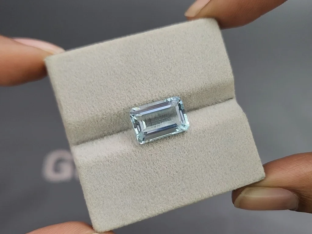 Aguamarina talla octogonal de 4,00 quilates, Madagascar  Image №4