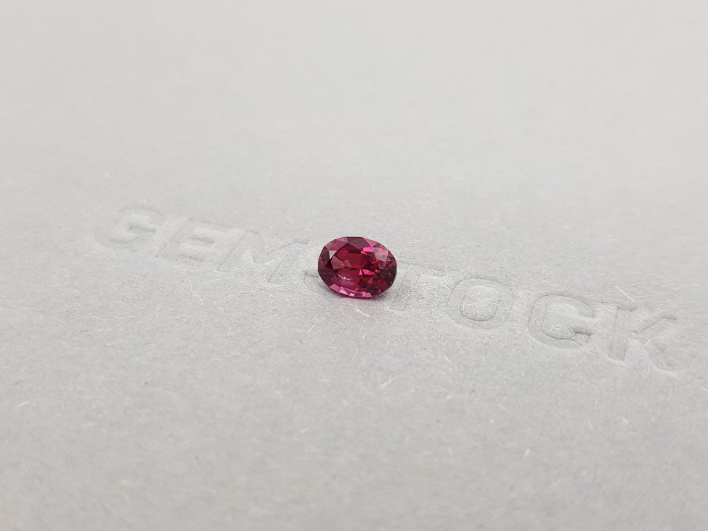 Purple garnet rhodolite oval cut 0.94 carats, Sri Lanka Image №3