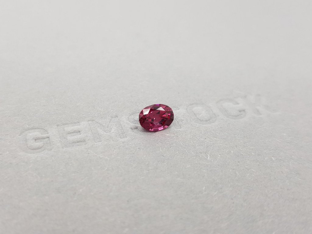 Purple garnet rhodolite oval cut 0.94 carats, Sri Lanka Image №2