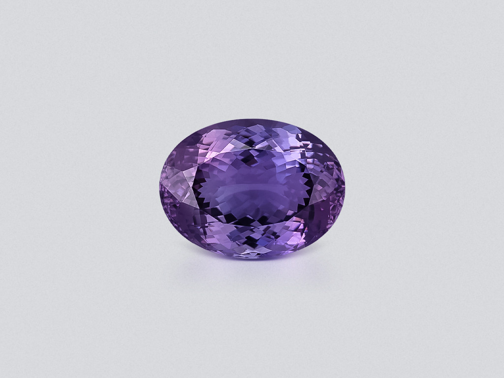 Tanzanita grande de corte ovalado sin calentar de 25,58 quilates, Tanzania Image №1