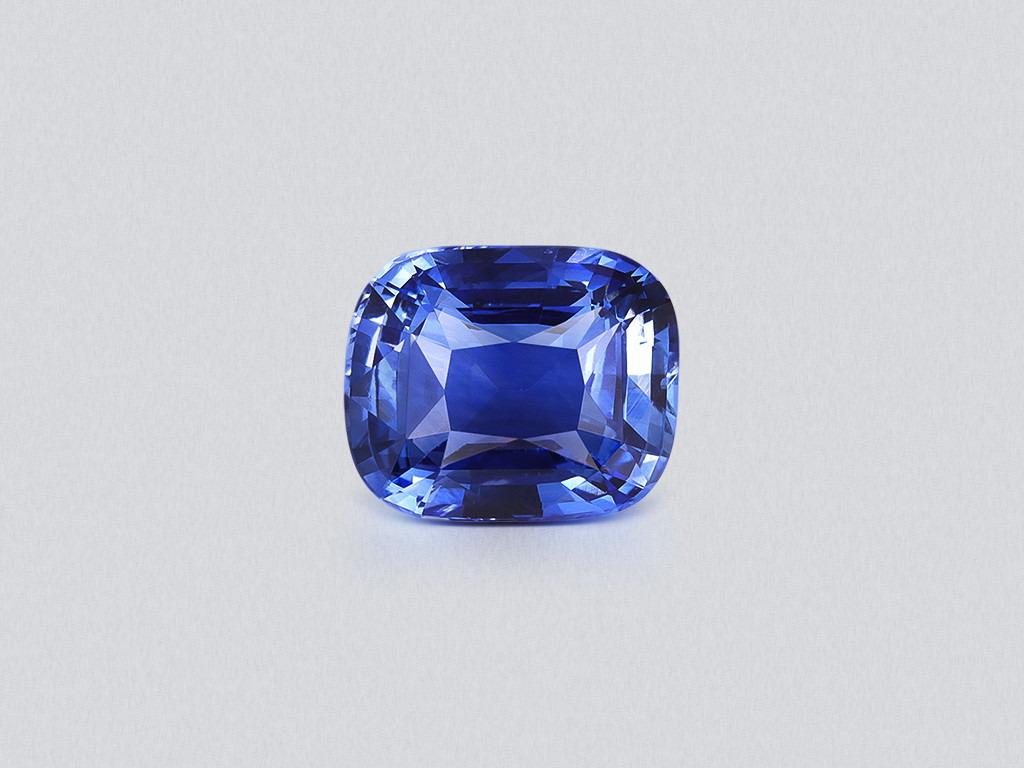 Sapphire Cornflower Blue cushion cut 4.04 carats, Sri Lanka Image №1