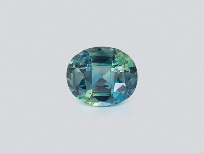Unheated sapphireTeal oval cut 1.49 carats, Madagascar photo