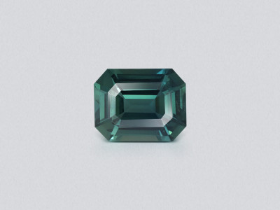 Saphir Teal non chauffé taille octogonale 1,03 carat, Madagascar photo