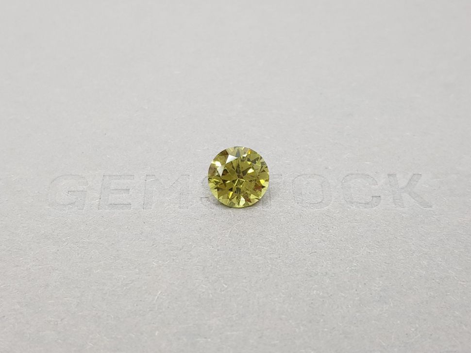 Greenish gold chrysoberyl with alexandrite effect 2.26 ct Image №1