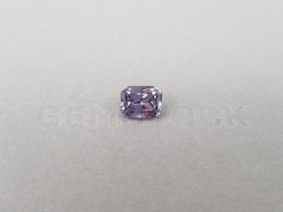 Rare violet Burmese spinel in radiant cut 4.13 ct photo