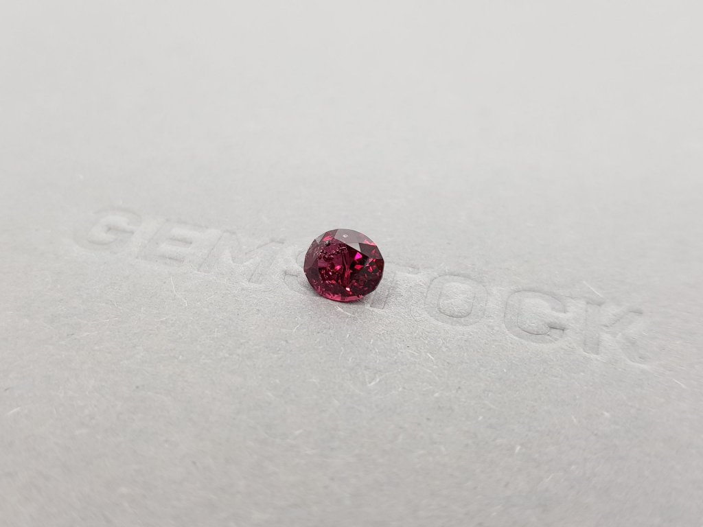Rhodolite garnet, oval cut, 1.37 carats, Sri Lanka Image №3