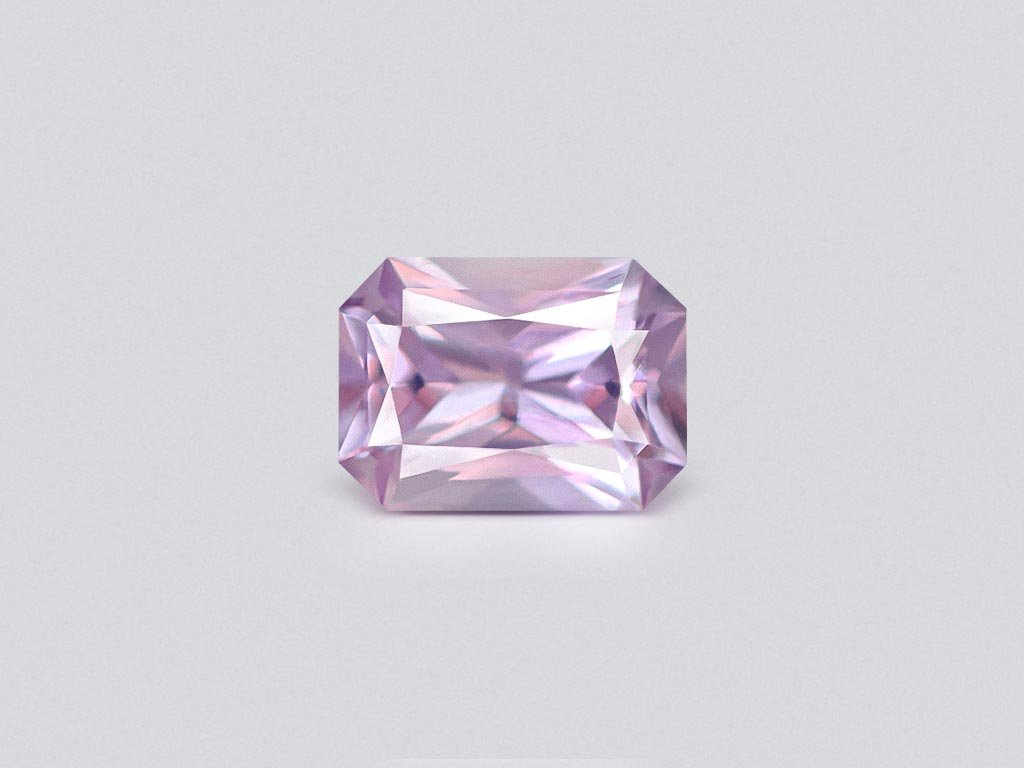 Saphir rose taille radiant 1,15 carats, Madagascar Image №1