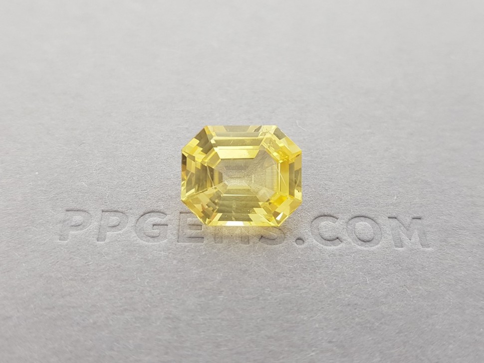 Unheated yellow sapphire 9.02 ct, Sri Lanka Image №5