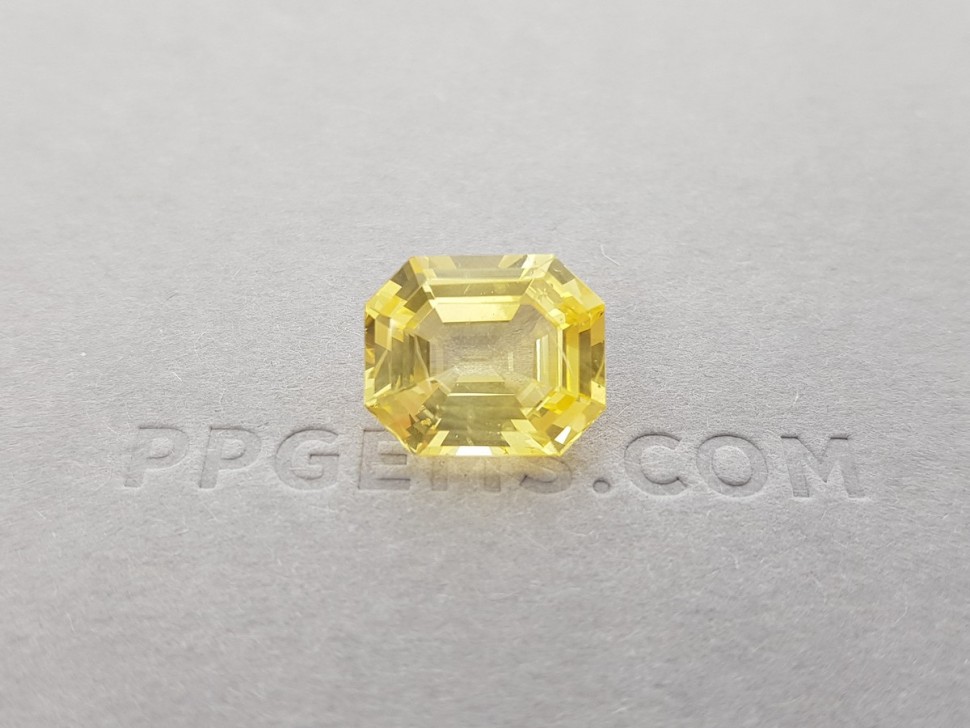 Unheated yellow sapphire 9.02 ct, Sri Lanka Image №1