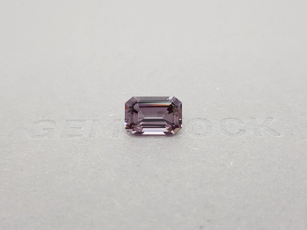 Purple gray octagon cut spinel 4.45 ct, Burma Image №1