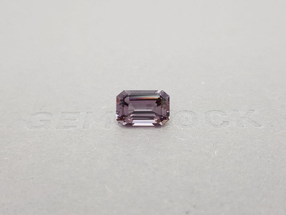 Purple gray octagon-cut spinel 4.45 ct, Burma Image №1
