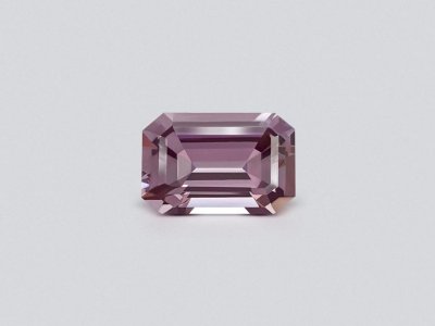 Purple gray octagon cut spinel 4.45 ct, Burma photo