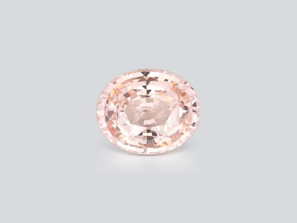 Saphir Padparadscha 4,03 carats, taille ovale, Madagascar Image №1