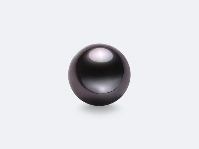 Large black South Sea pearl 13.0 mm, Tahiti photo