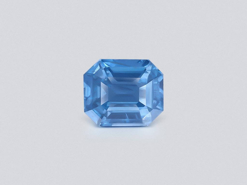 Rare cobalt blue spinel in octagon cut 2.11 carats, Tanzania Image №1