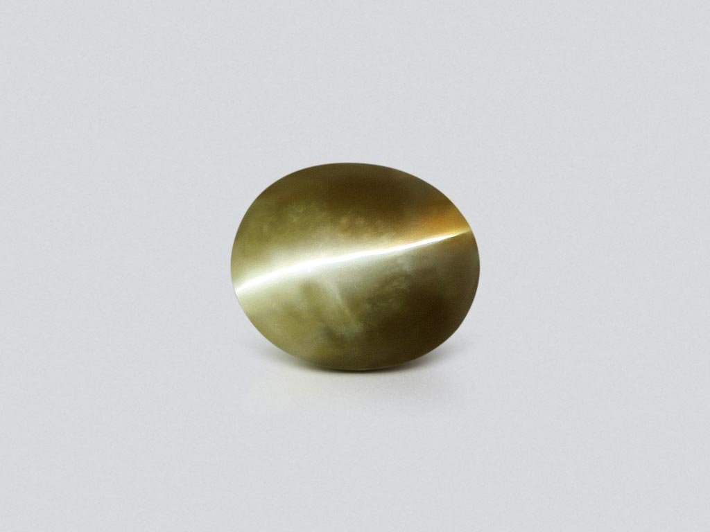 Chrysoberyll Katzenauge 7,75 karat im cabochonschliff, Sri Lanka Image №1