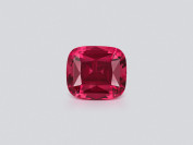 Spinelle Mahenge taille coussin rose vif et rouge 5,94 carats, Tanzanie