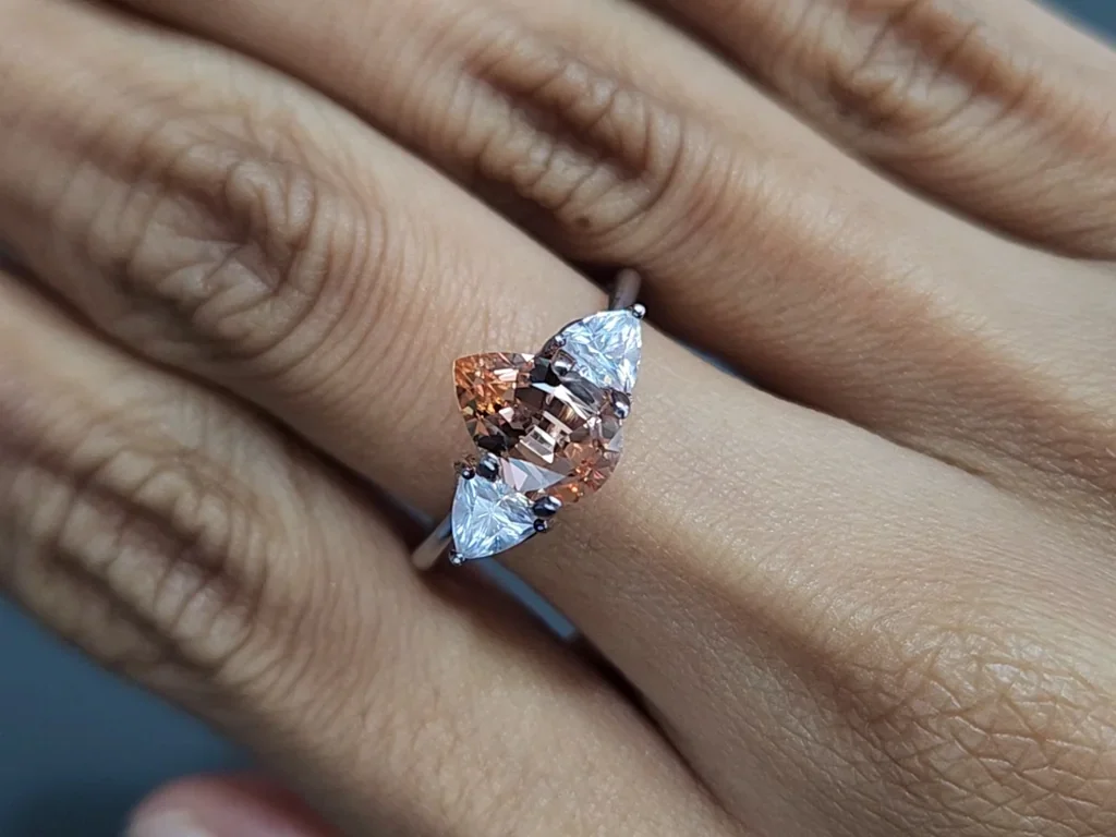 Topaz Imperial  pear cut 1.76 carats, Brazil Image №5