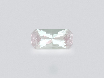 Kunzite light green radiant cut 8.88 carats, Pakistan photo