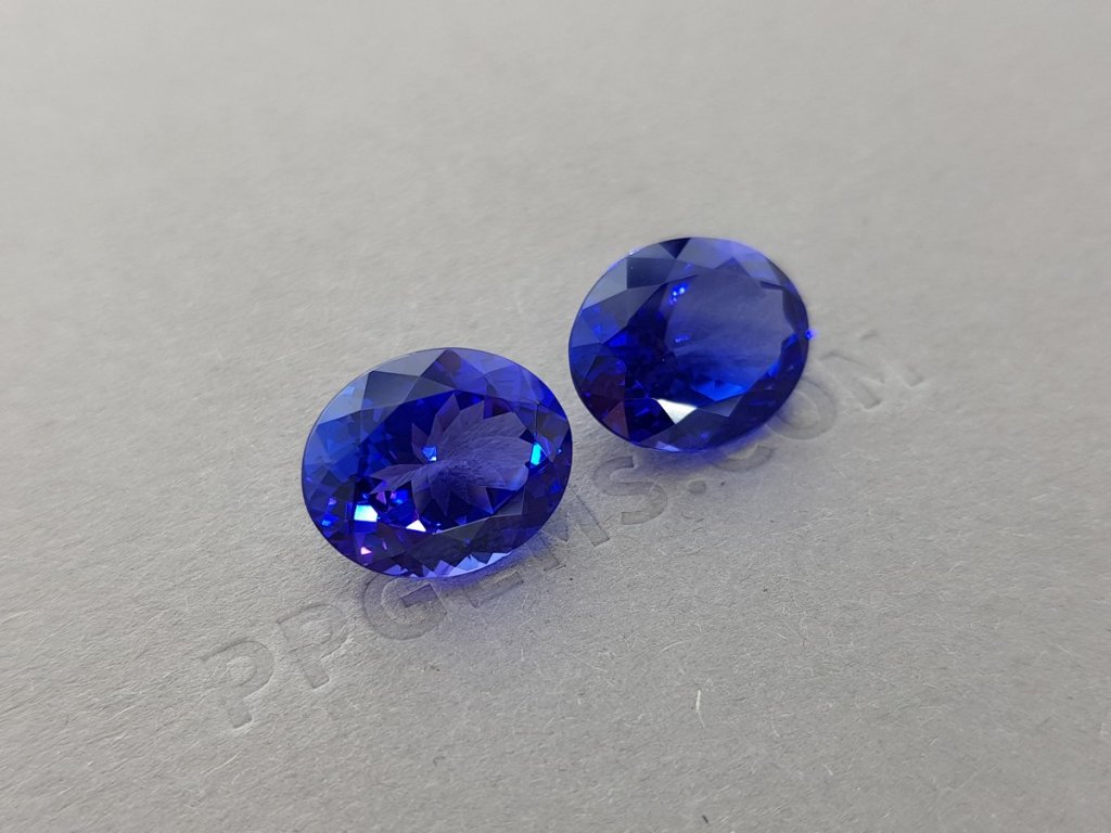Blue tanzanite pair 13.53 ct, Tanzania Image №4