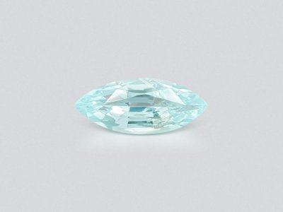 Paraiba tourmaline in a rare cut marquise 1.73 ct, Mozambique, GIA photo