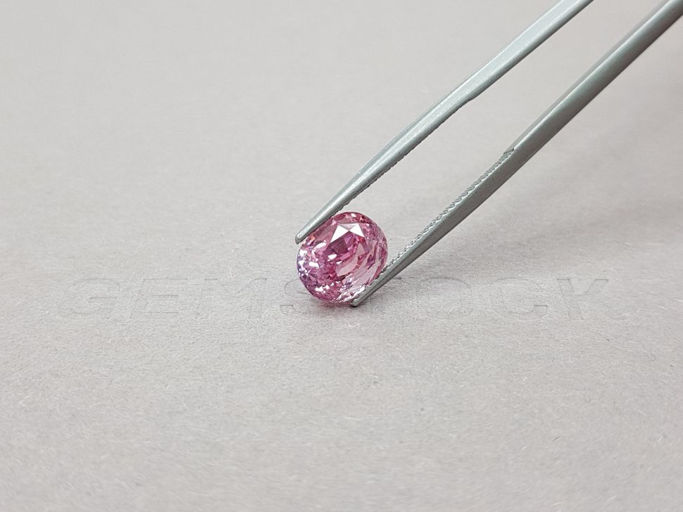 Unheated oval cut Padparadscha sapphire 3,08 ct, Madagascar, GRS Image №4