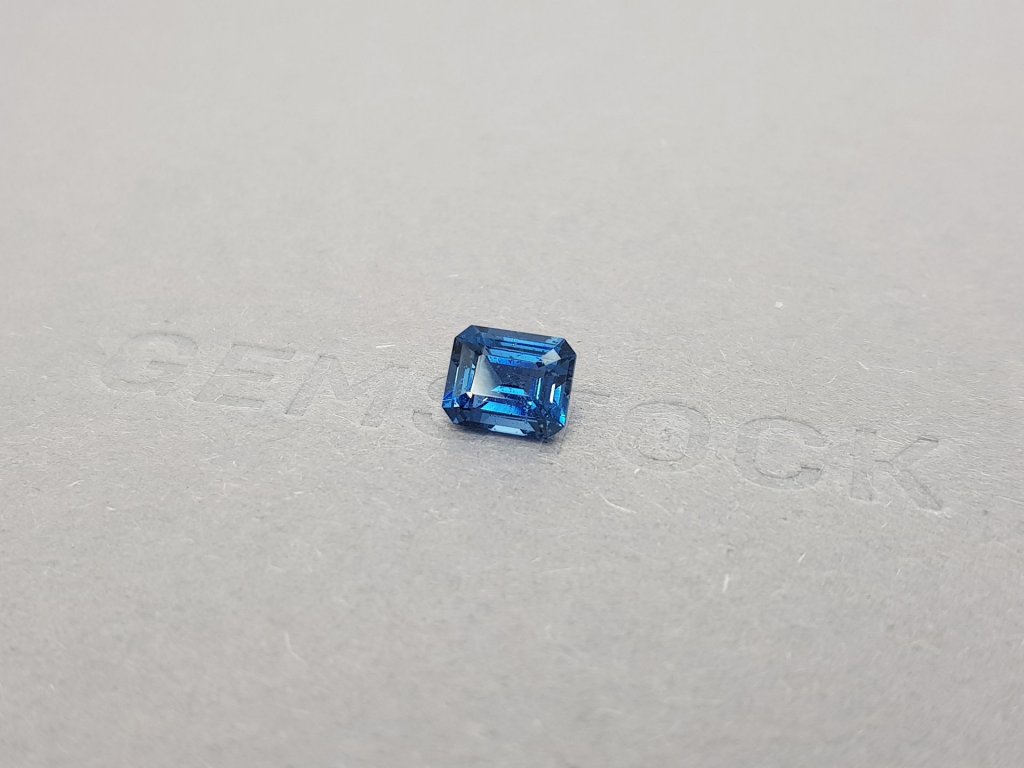 Unique octagon cut cobalt spinel 1.65 ct, Tanzania Image №3