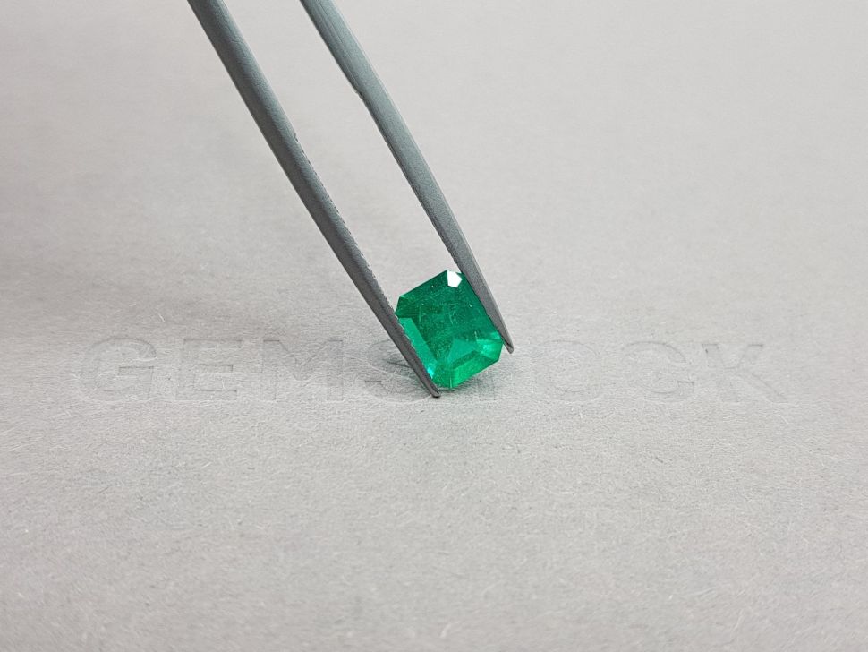 Colombian Vivid Green emerald octagon cut 0.99 ct Image №4