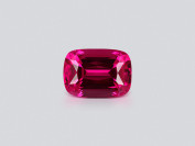 Spinelle Mahenge rose vif et rouge, taille coussin, 2,97 carats, Tanzanie  