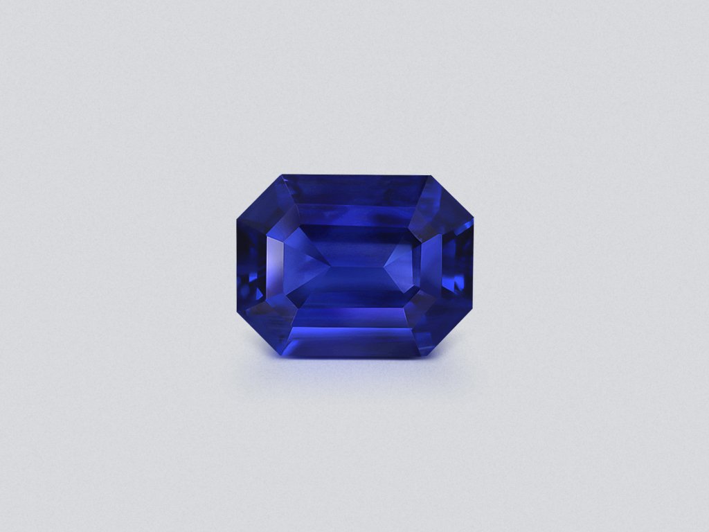 Saphir bleu royal taille octogone de 3,14 carats, Sri Lanka Image №1