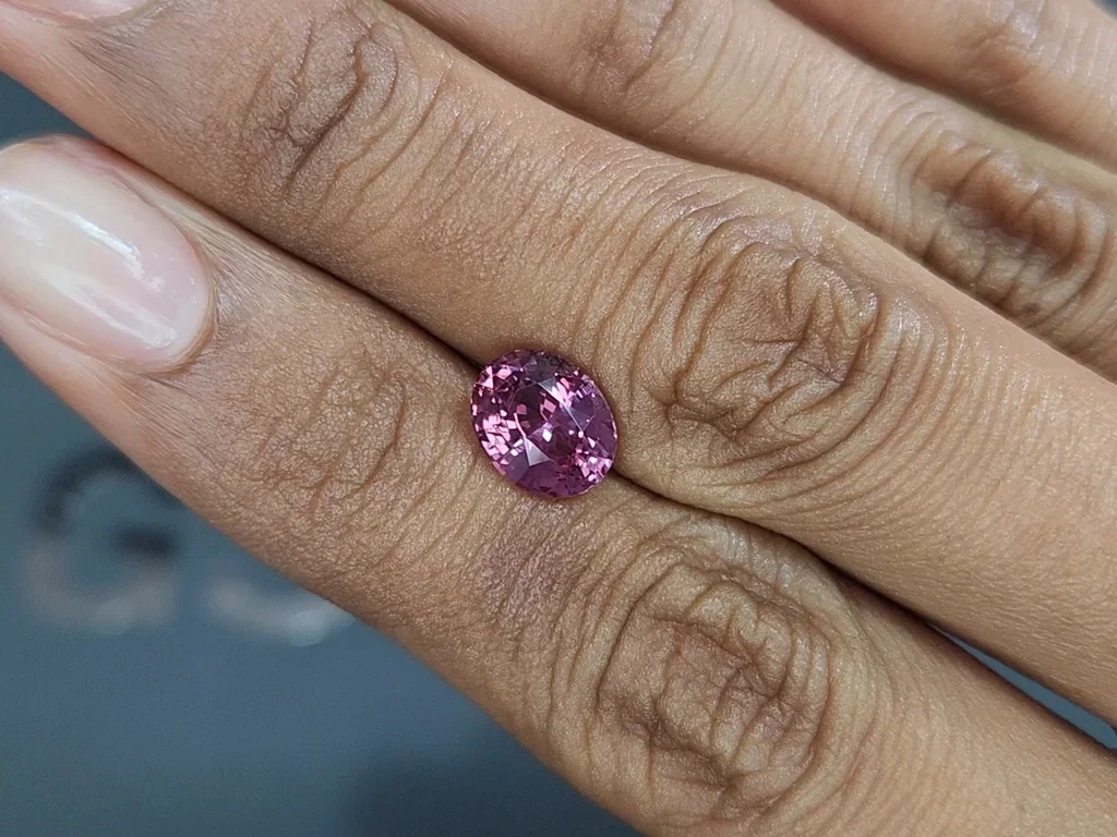 Unheated sapphire Padparadscha oval cut 2.53 carats, Madagascar Image №2