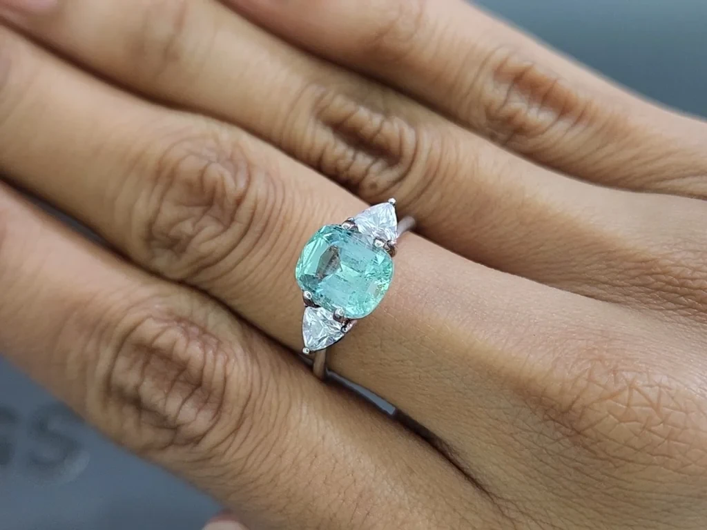 Aigue-marine taille coussin de 2,49 carats, Madagascar  Image №5