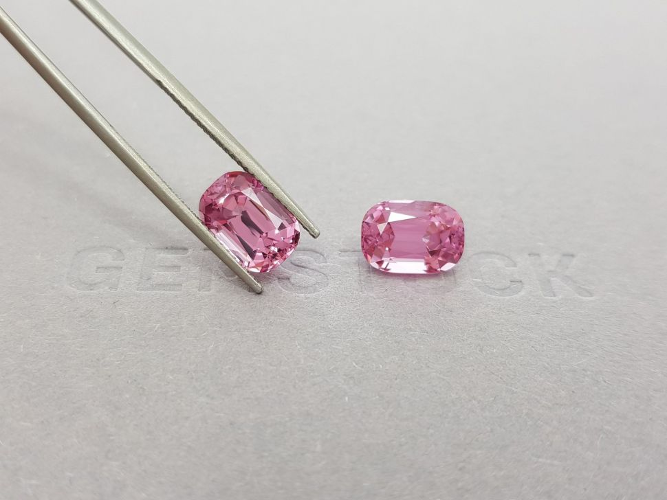 Pair of pink spinels 6.94 ct Image №2