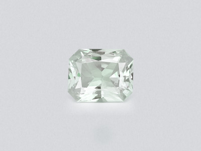 Kunzite light green radiant cut 8.67 carats, Pakistan photo