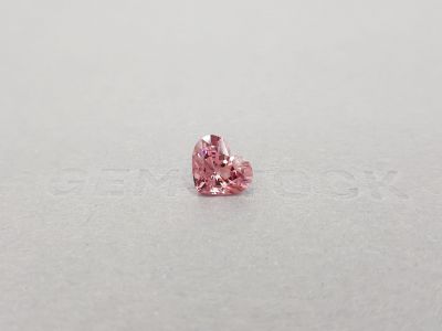 Pink spinel with orange tone in heart shape 2.36 ct, Burma photo