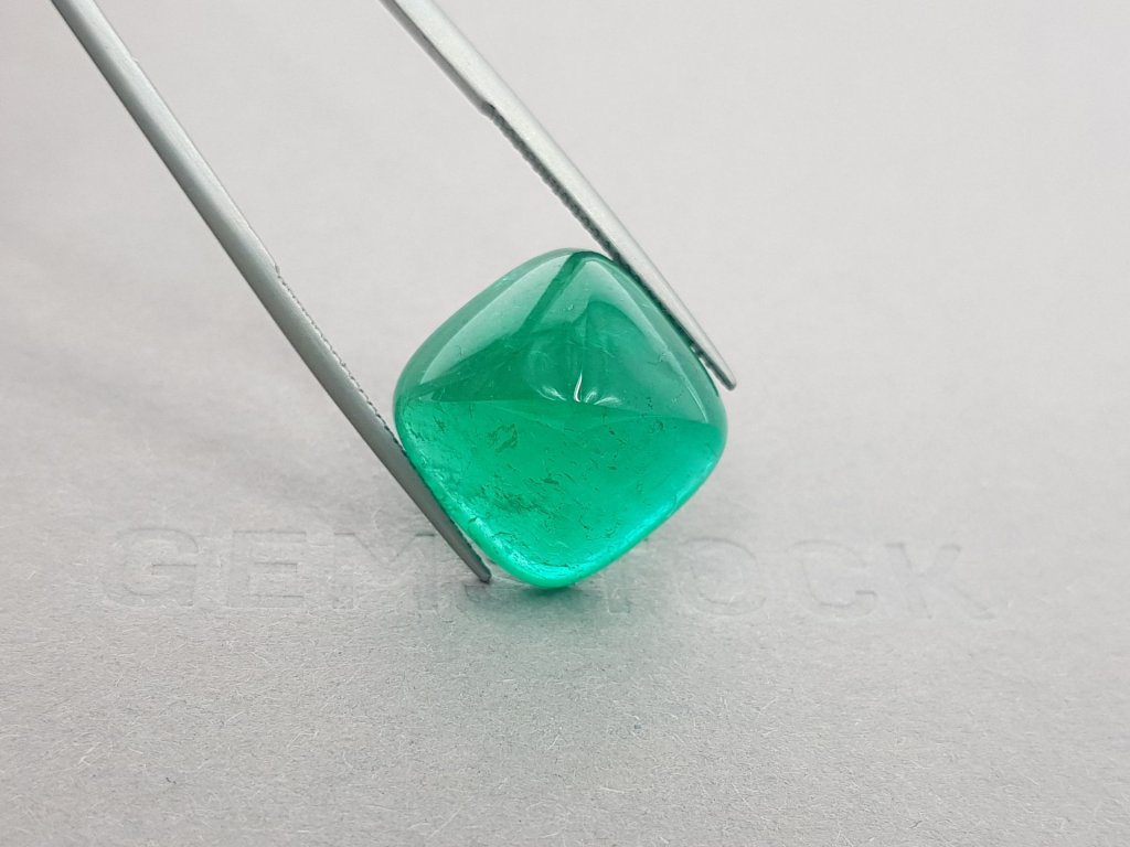 Large sugarloaf cut Colombian emerald 23.09 ct Image №4