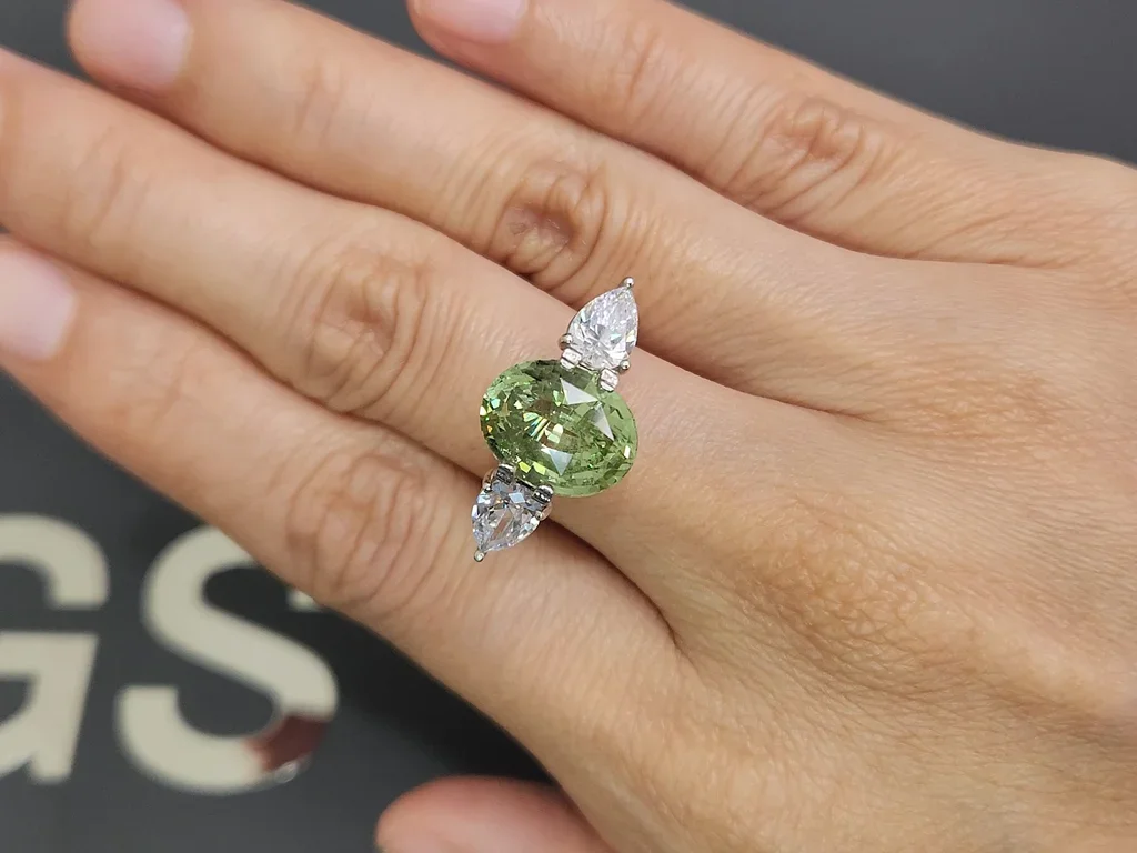 Grossular granat im ovalschliff 5,71 karat, Tansania Image №5