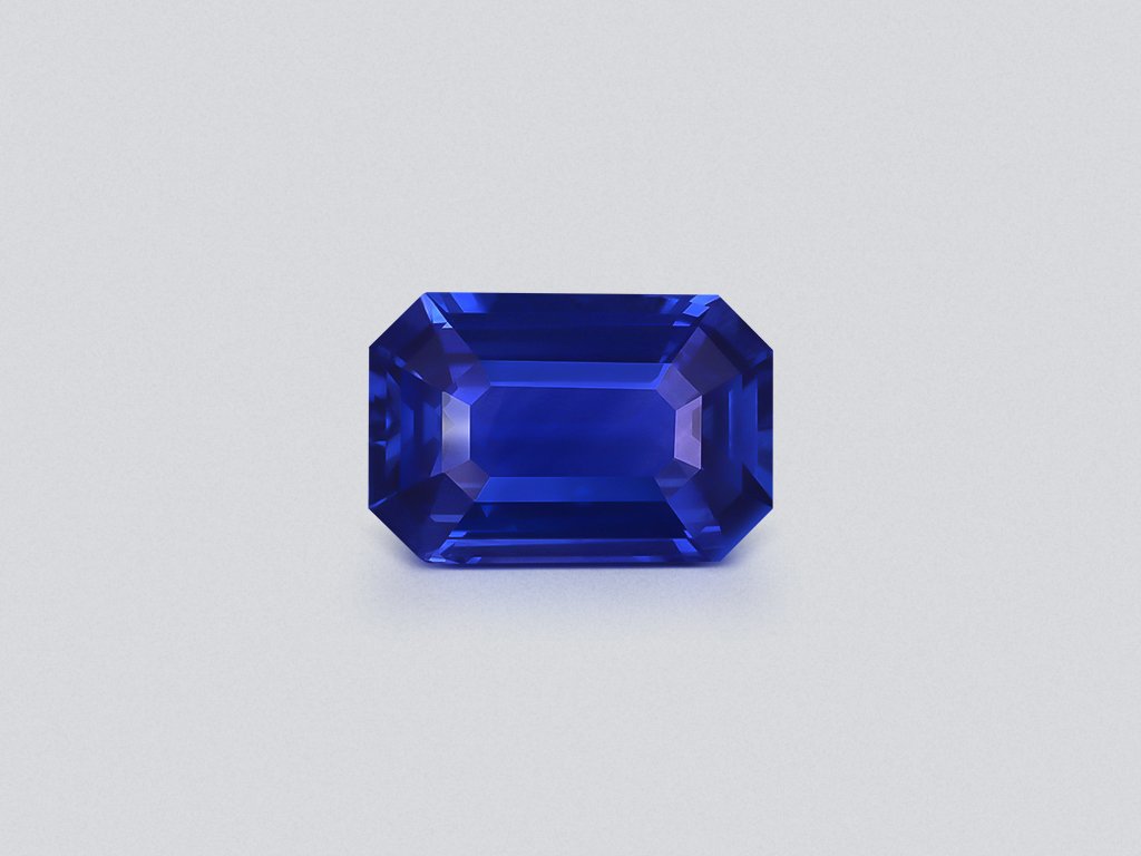 Saphir bleu taille octogonale 4,01 carats, Sri Lanka Image №1