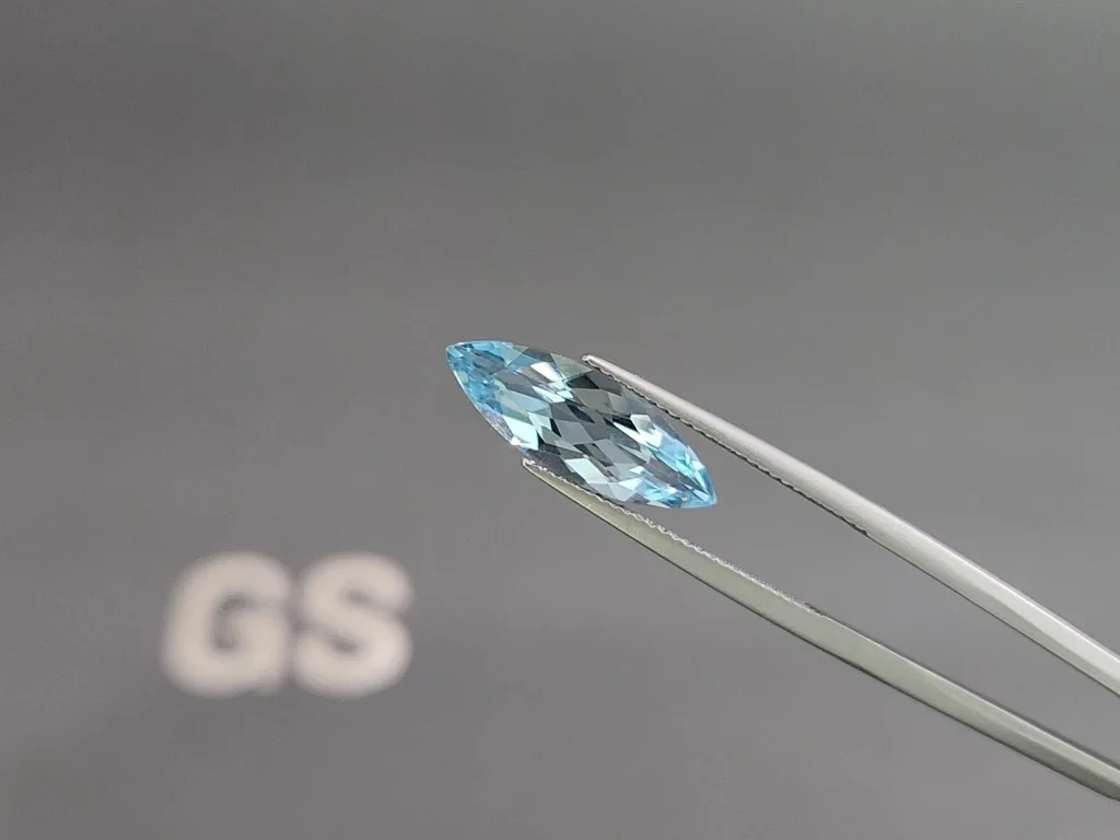 Satz aquamarine im birnen und marquiseschliff 5,27 karat, Mosambik Image №3