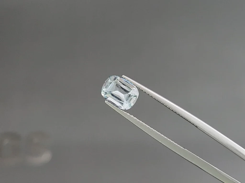 Set of aquamarines cushion cut  3.92 carats, Madagascar Image №3