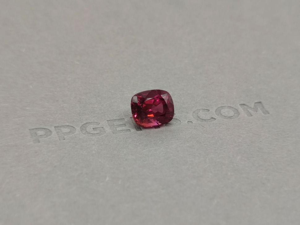 Burmese red spinel, cushion cut 3.26 ct Image №2
