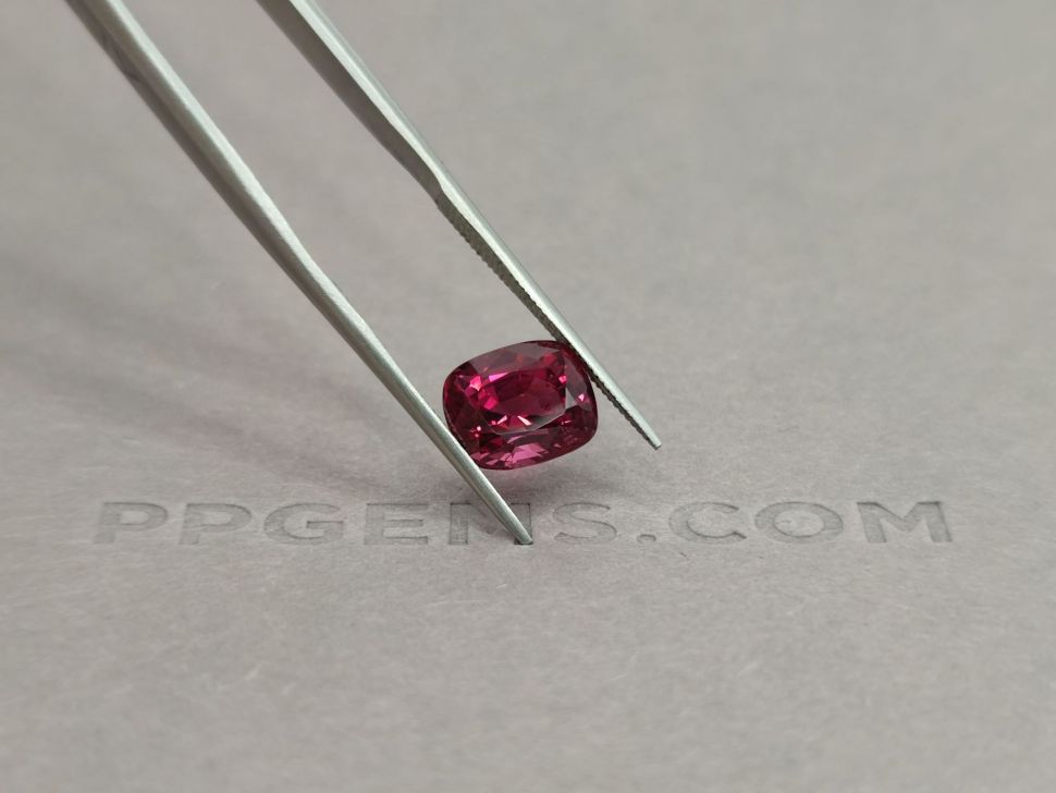 Burmese red spinel, cushion cut 3.26 ct Image №4