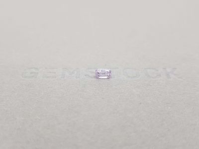 Cushion-cut violet sapphire 0.38 ct photo