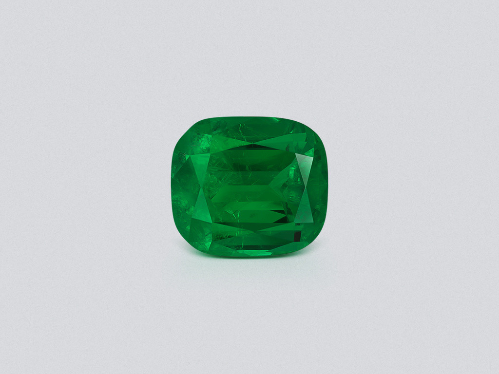 Esmeralda verde vivo talla cojín de 4,83 ct, Panjshir Image №1