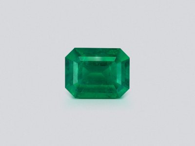 Émeraude octogonale vert vif 9,91 ct, Zambie photo