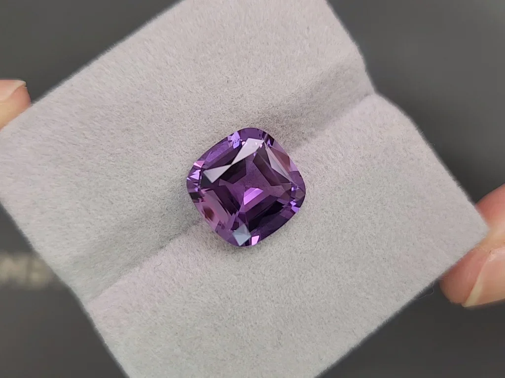 Cushion cut amethyst 4.99 carats, Brazil   Image №4