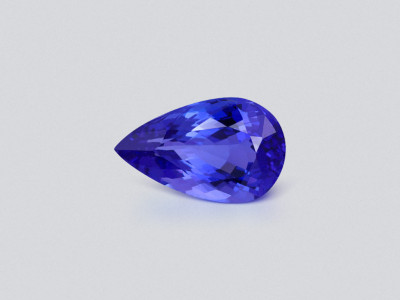 Tanzanite pear cut 7.22 carats, Tanzania photo