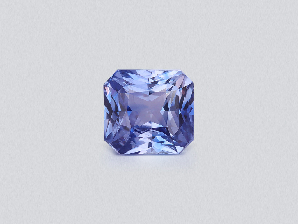 Saphir bleu taille radiant de 4,05 carats, Sri Lanka Image №1